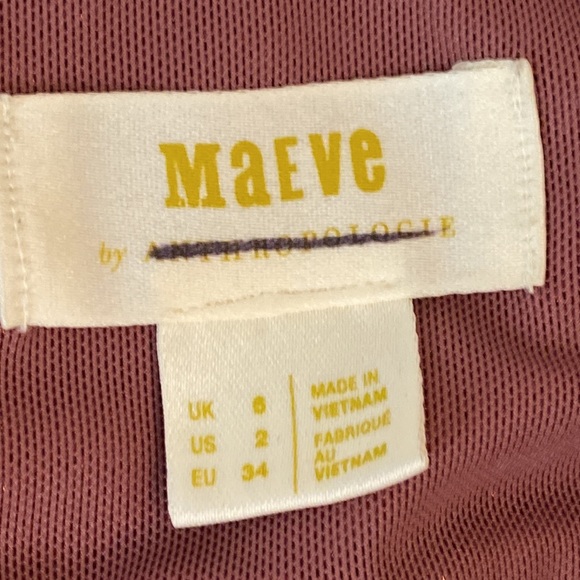 Maeve By Anthropologie Maria Jacquard Paisley Rose Flare Pants - Picture 8 of 9